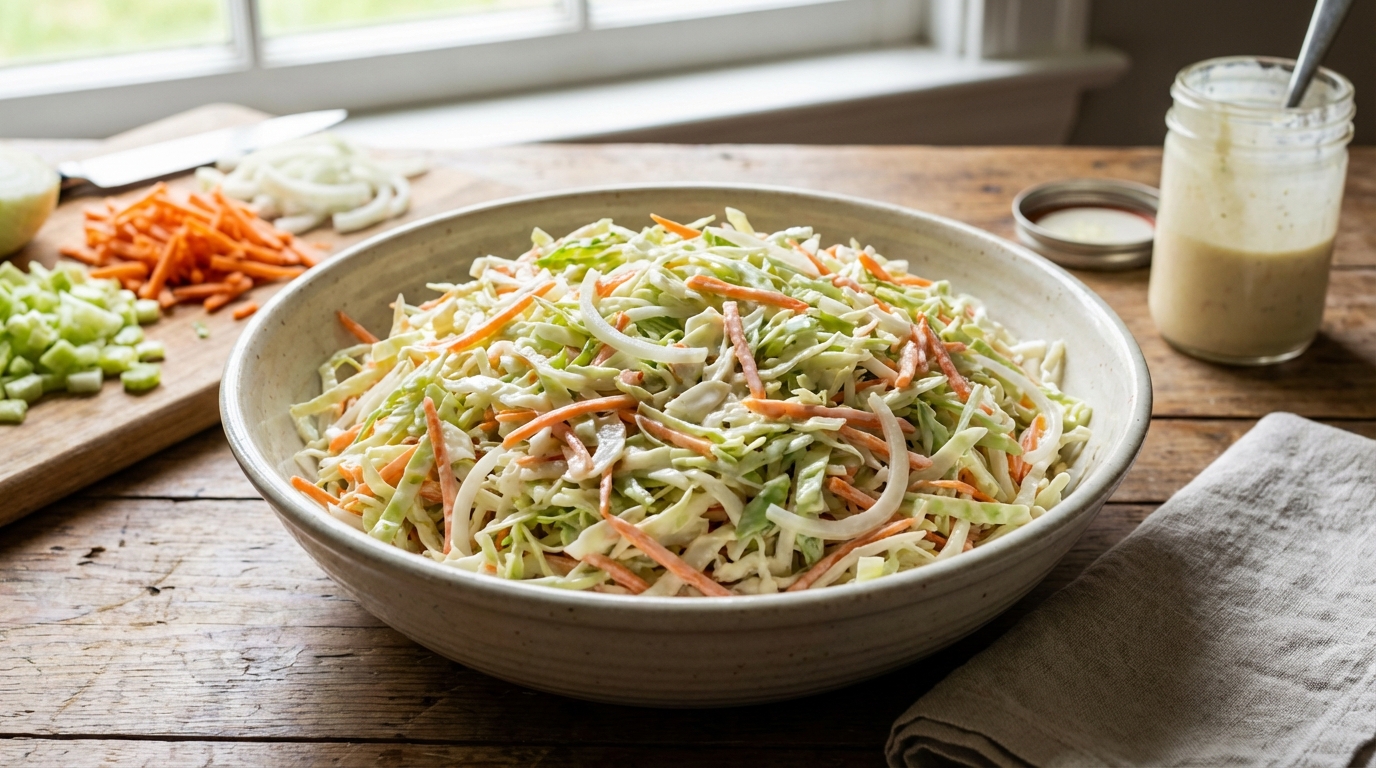 découvrez notre recette authentique du coleslaw américain pour réussir facilement ce classique frais et croquant. parfait en accompagnement de vos plats estivaux et barbecues.