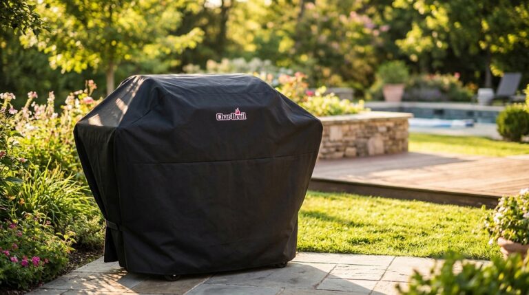 Housse Pour Grill Char-Broil 140 766 - Housse pour grill à 3-4 brûleurs en situation d'utilisation - Test et avis complet