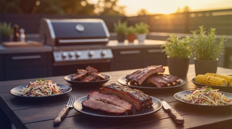 menu barbecue américain - Image de couverture