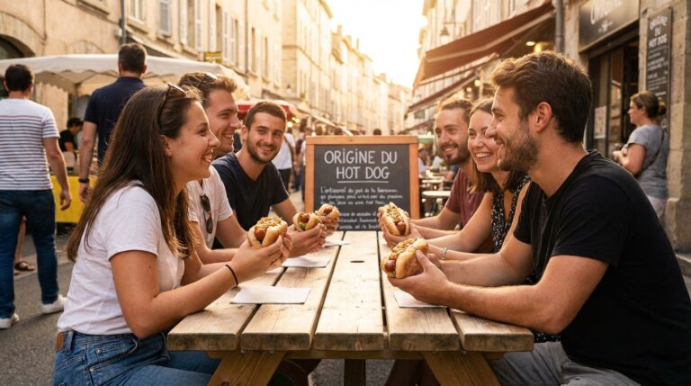 Origine du Hot Dog : L'Histoire Fascinante d'un Sandwich Légendaire - Image de couverture