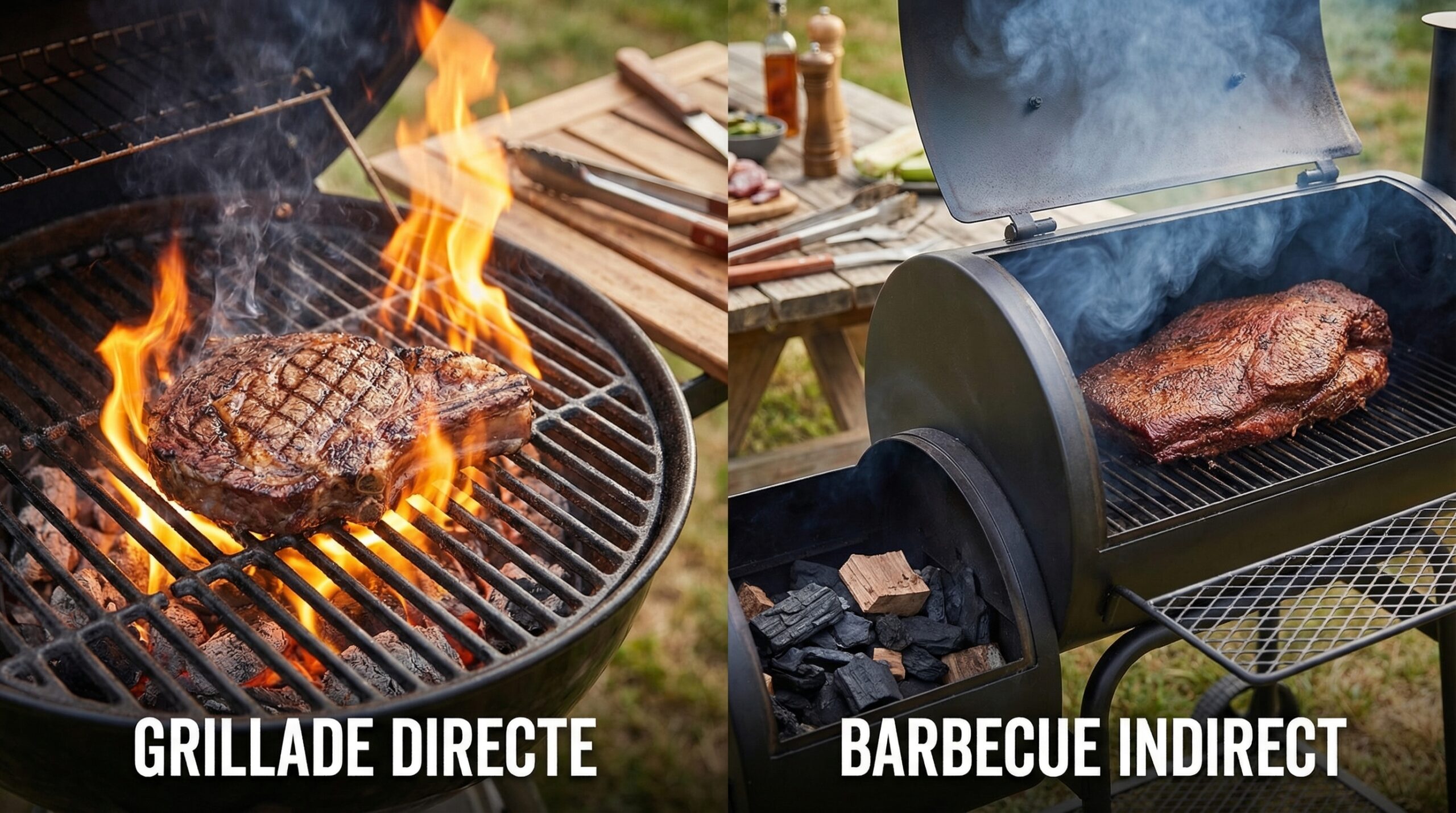 Différence barbecue et grillade : comprendre les vraies techniques de cuisson