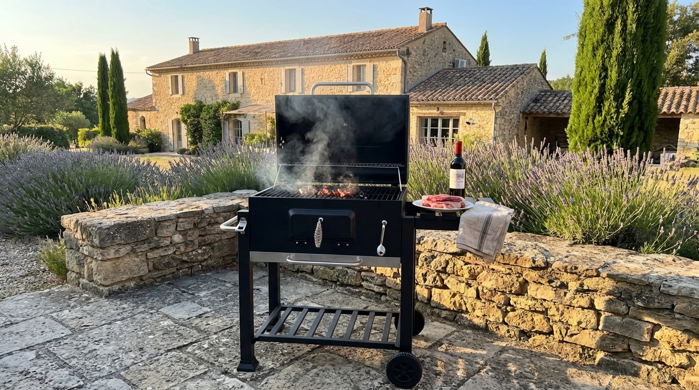 Photo produit Wiltec Chariot Barbecue à Charbon sur fond neutre