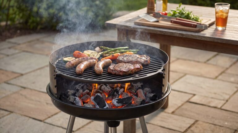 barbecue à charbon - Image de couverture