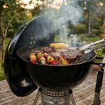 barbecue au charbon - Image de couverture