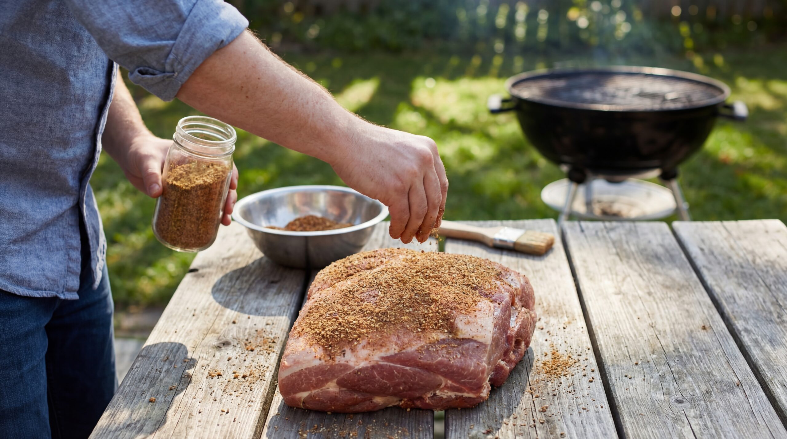 rub bbq maison en situation réelle